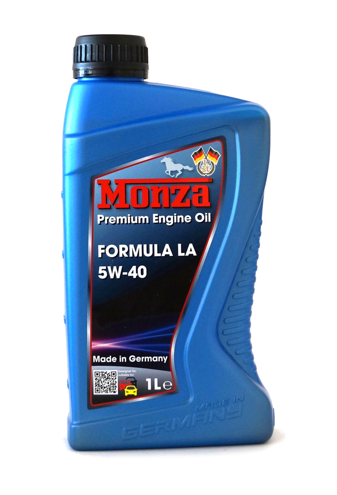 Масло моторное синтетическое - MONZA FORMULA LA 5W-40 1л